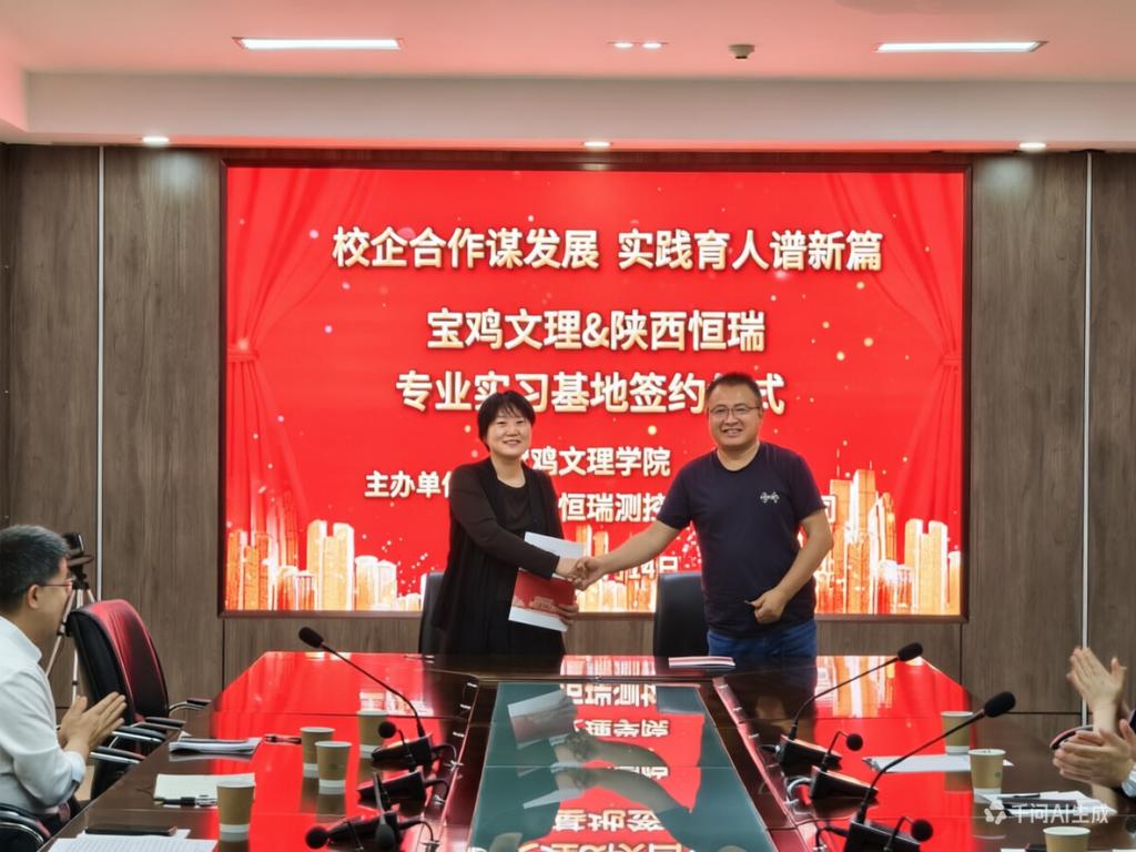 公司与陕西恒瑞测控系统有限公司举行本科生专业实习基...